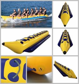 Tugas Berat Komersial 8 Orang atau Customzied PVC Terpal Inflatable Banana Boat Tube