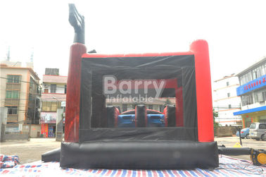 Kapal bajak laut Bounce Round Inflatable Combo Slide, Inflatable Bouncers For Kids Party