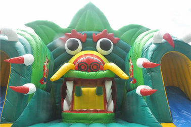15x8M Inflatable Balita Playground Dengan Percetakan Logo / Backyard Hambatan Course