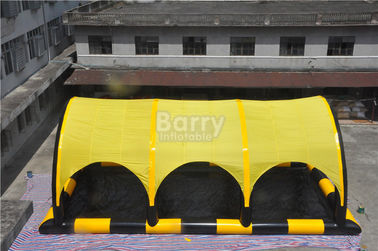 Tenda Terpal PVC Kuning Terpal Disesuaikan Dengan Kolam Renang, Shelter Inflatable