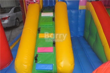 Indoor / Outdoor Anak Inflatable Playground Equipment Dengan Cover