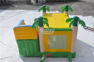 Big Palm Tree Jungle Inflatable Combo, Rumah Bouncing Anak-Anak