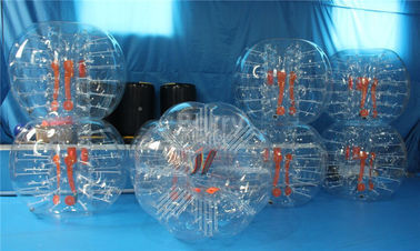 PVC / TPU Outdoor Inflatable Toys / Bubble Ball Soccer Suit untuk Pesta atau Acara
