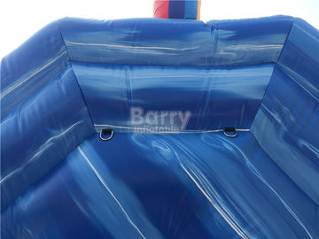 Duable Rainbow Inflatable Water Slide Untuk Anak-Anak, Giant Inflatable Playground