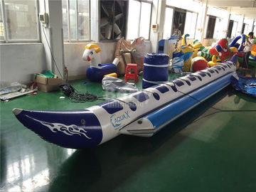2 ~ 10 Orang Air Welded Inflatable Air Mainan Banana Boat Tube Flame Resistance