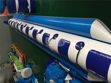 2 ~ 10 Orang Air Welded Inflatable Air Mainan Banana Boat Tube Flame Resistance