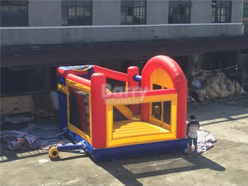 Permainan Combo Inflatable Komersial, Atraksi Backyard Castle Tiup Untuk Anak-Anak