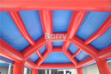 Outdoor Big Event Iklan Inflatable Tent, Red And Blue Portable Air-Saeled Tent