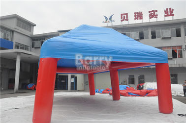 Outdoor Big Event Iklan Inflatable Tent, Red And Blue Portable Air-Saeled Tent