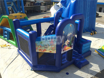 Disesuaikan Inflatable Bouncer / Inflatable Bouncy Castle Dengan Slide