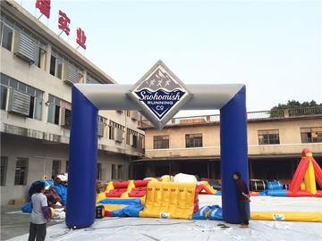 Produk Iklan Inflatable Kustom Mulai Selesai Arch / Inflatable Entrance Arch Mendukung