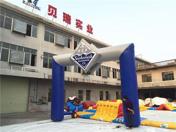 Produk Iklan Inflatable Kustom Mulai Selesai Arch / Inflatable Entrance Arch Mendukung
