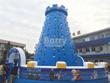 0,55mm PVC Tarpaulin Inflatable Climbing Mainan, Blow Up Climbing Kendala Course