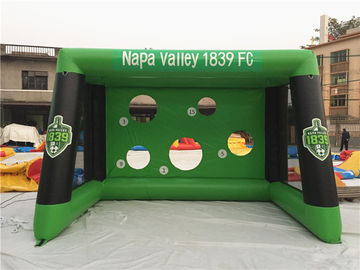 0.6mm PVC Tarpaulin Inflatable Sports Games, Blow Up Soccer Goal For Fun