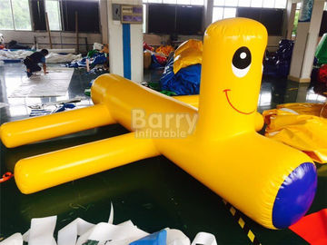Airtight Samll Yellow Inflatable Water Floats / Meledakkan Air Mainan