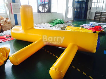 Airtight Samll Yellow Inflatable Water Floats / Meledakkan Air Mainan