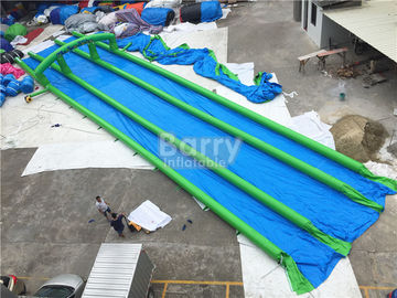 Panjang tunggal Atau Double Lane Inflatable Slide City 1 - 2 Tahun Garansi