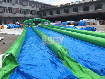 Panjang tunggal Atau Double Lane Inflatable Slide City 1 - 2 Tahun Garansi