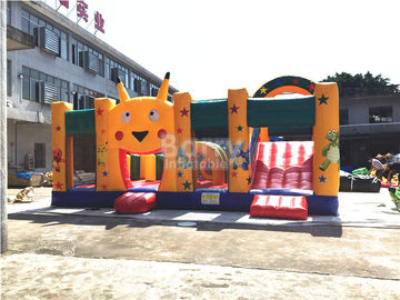 Fire-resistant Big Inflatable Bounce House Dengan Slide Combo SCT EN71