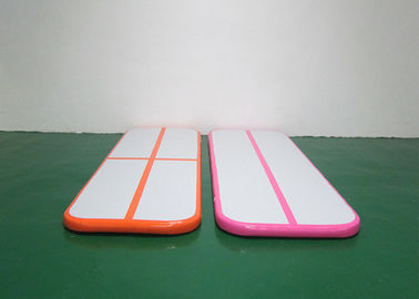 Orange Kecil 3m / 10ft Senam Peralatan Jatuh Track Inflatable Air Track Set