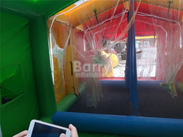 Kecil Custom Fireproof PVC Inflatable Shower Tent Untuk Amusement Park