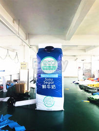 PVC Tarpaulin Inflatable Advertising Products, Inflatable Model Milk Bottle Untuk Outdoor