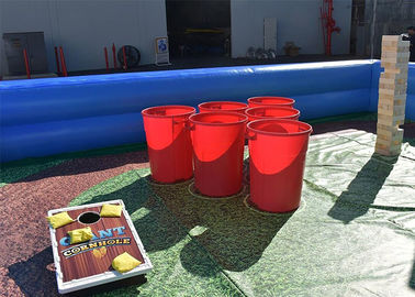 PVC Inflatable Sports Games, Kids Outdoor Lawn Games Dengan Layanan OEM Dan ODM