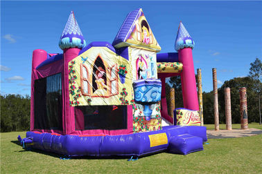 Warna Cerah Disney Princess 5 In1 Combo Jumping Castle Untuk Amusement Park