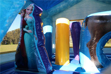 Menarik Anak-Anak Frozen Elsa Inflatable Bouncer Castle Dengan 3 Tahun Garansi