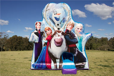 Indoor Atau Outdoor Inflatable Bouncer, Frozen Team Kids Jumping Castle Dengan PVC Tarpaulin
