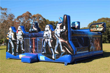 Tahan api Star Wars Inflatable Bouncer Jumping Castle Dengan Ukuran Disesuaikan
