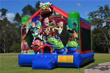 PVC Tarpaulin Inflatable Toy Story Jumping Castle Untuk Playground / Taman Hiburan