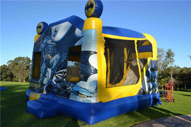 Tarpaulin Jahit Batman C4 Combo Inflatable Jumping Castle Untuk Backyard Komersial