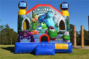 Rumah Bouncer Inflatable multifungsi, Castle Monsters Komersial Besar Dewasa Melompat Castle