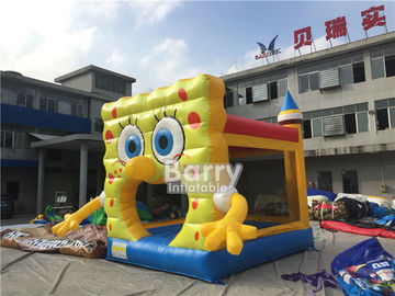 Tema Removable Anak Jumper Playground Spongebob Tiup Melompat Bouncer Untuk Sewa Pesta