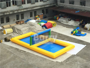 Mainan musim panas Kekuatan PVC Lapangan Voli Tiup Permainan Air Lapangan Voli Tiup Untuk Mainan Air