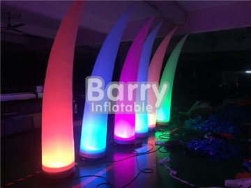 LED Blow Up Pillar Lighting Dekorasi Untuk Advertsing, Inflatable Light Tube Column