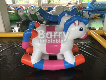 Outdoor Water Park Games Inflatable Air Mainan Float Horse Untuk Kolam Renang