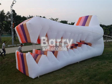 Komersial Oxford Cloth LED Inflatable Produk Periklanan Untuk Acara Warna Putih