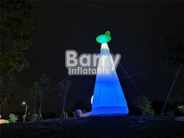 Taman Hiburan Custom Made Inflatable Giraffe Lighthouse Untuk Dekorasi Pesta