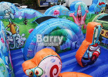 Halaman Belakang Rumah Bouncing Inflatable Untuk Playland Inflatable Spongebob Balita Kendala