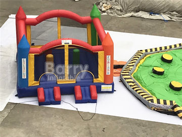 Ukuran Disesuaikan Blow Up Bouncy Castle / Inflatable Bouncer Playhouse