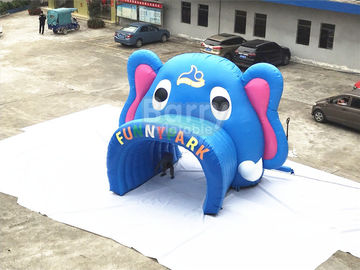 Acara Atletik Blue Elephant Inflatable Entrance Arch Gate, Garansi 6 Bulan