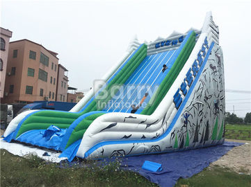 Slide tiup besar custom made, dewasa komersial meledakkan slide