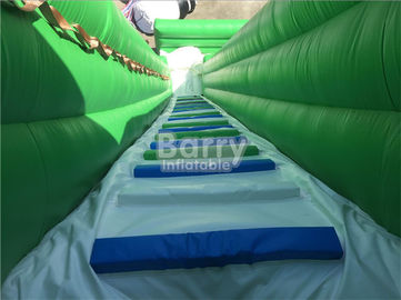 Disesuaikan PVC Double Lanes Raksasa Air Slide Tiup Untuk Aqua Park