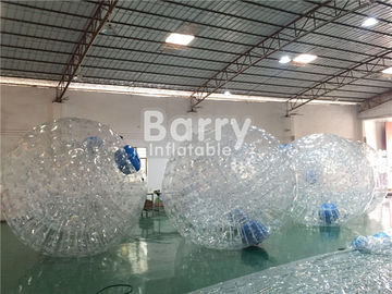 TPU / PVC Inflatable Land Zorb Bola, Clear Body Bumper Zorb Ball