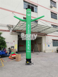 Kustom Mini Inflatable Sky Dancer Tunggal Kaki Air Tube Dancing Man Untuk Iklan