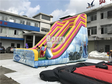 Desain OEM disesuaikan PVC 0.5MM Anak Inflatable Dry Slide CE / UL Blower