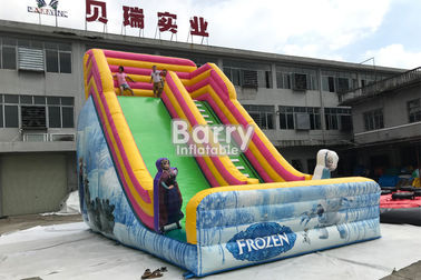 Slide Inflatable Kering Luar Ruangan Untuk Anak-Anak / Slide Komersial Dengan Putri