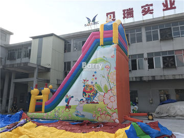 PVC Komersial Inflatable Slide / Desain Kustom Inflatable Dry Slide Playground